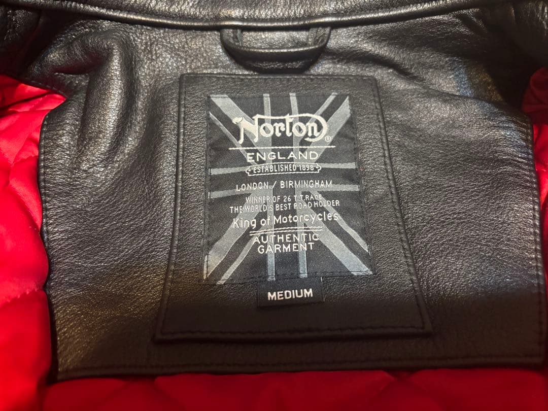 Norton 牛革ライダースジャケット数量限定品 未使用品　定価79990円