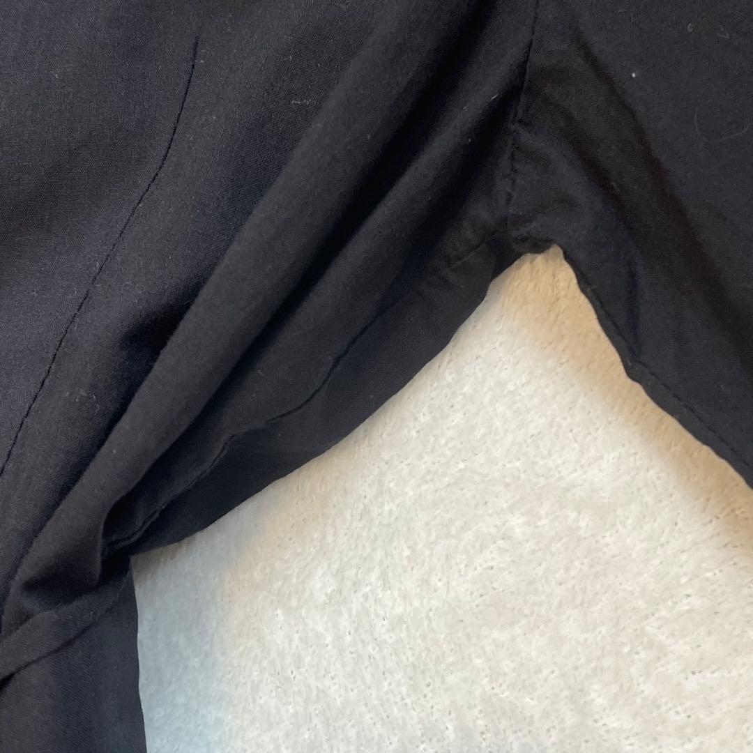 タグ付 FENNEL ロングワンピース フレア 黒 9号 綿100％ 上品 清楚