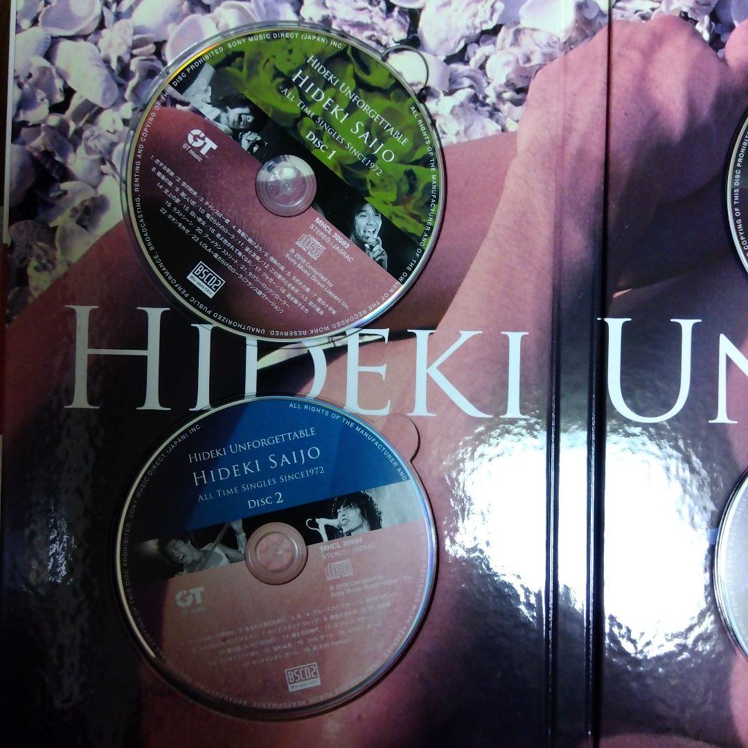 西城秀樹 CD HIDEKI UNFORGETTABLE