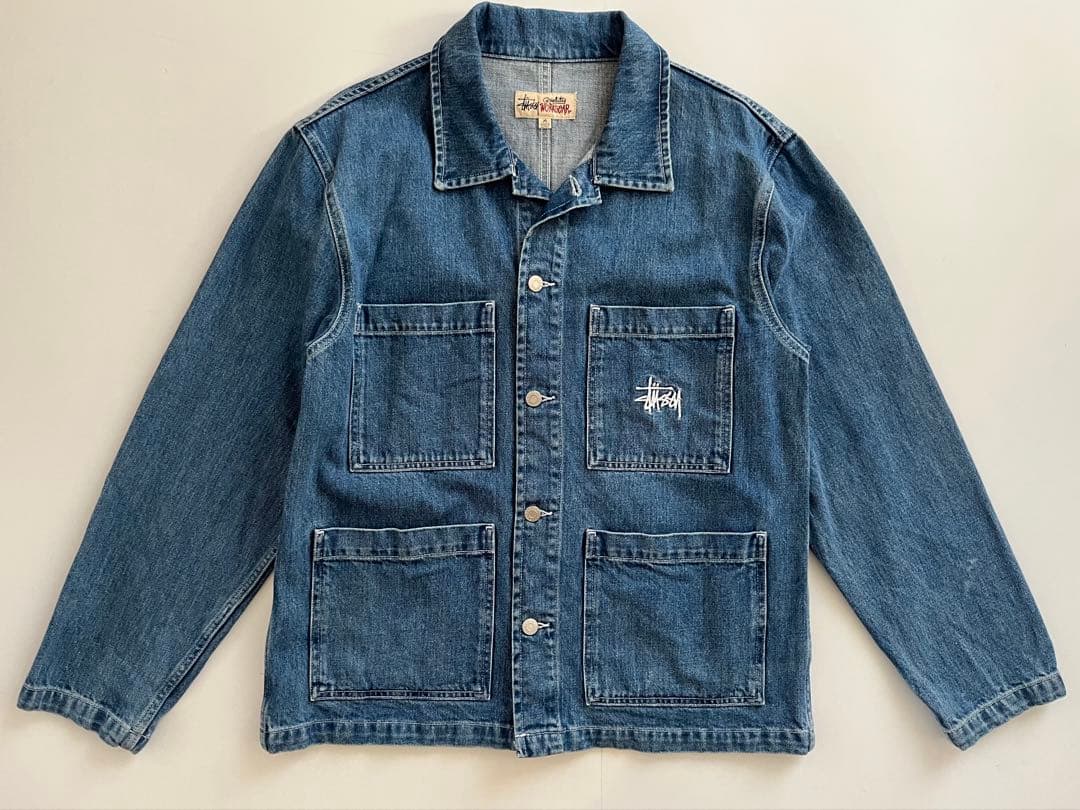STUSSY DENIM CHORE JACKET ステューシーデニムジャケット