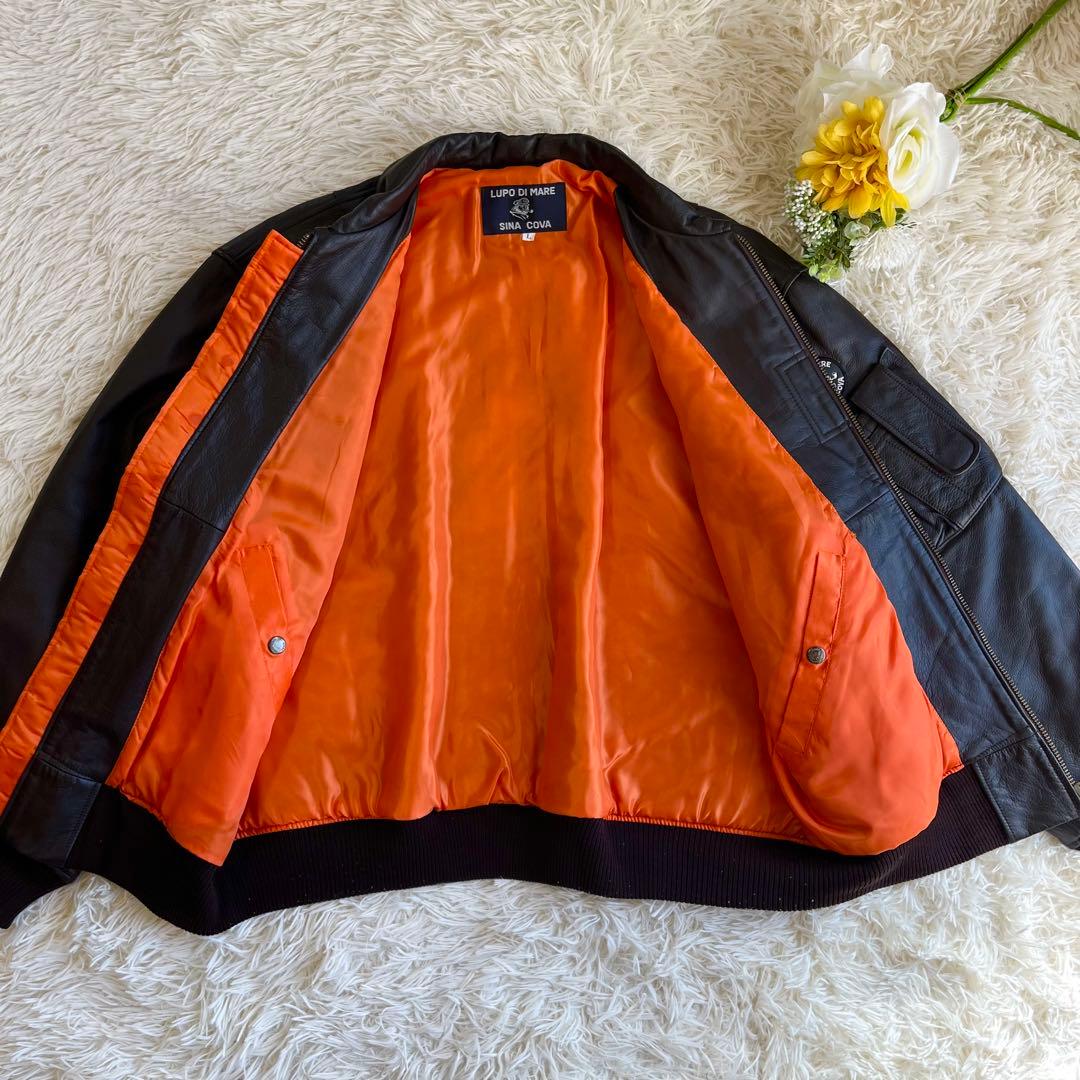 SINA COVA シナコバ レザージャケット 革ジャン ダークブラウン