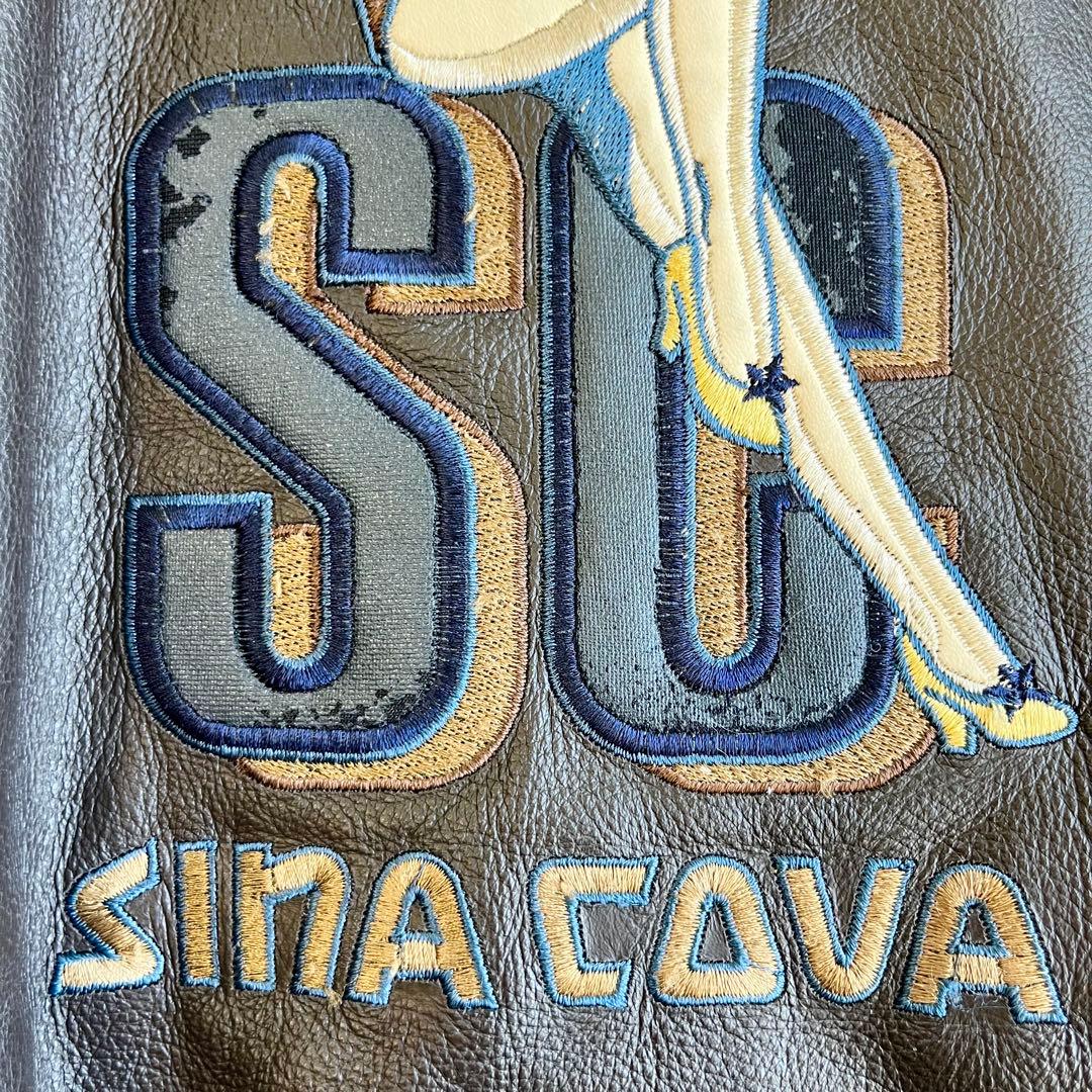 SINA COVA シナコバ レザージャケット 革ジャン ダークブラウン