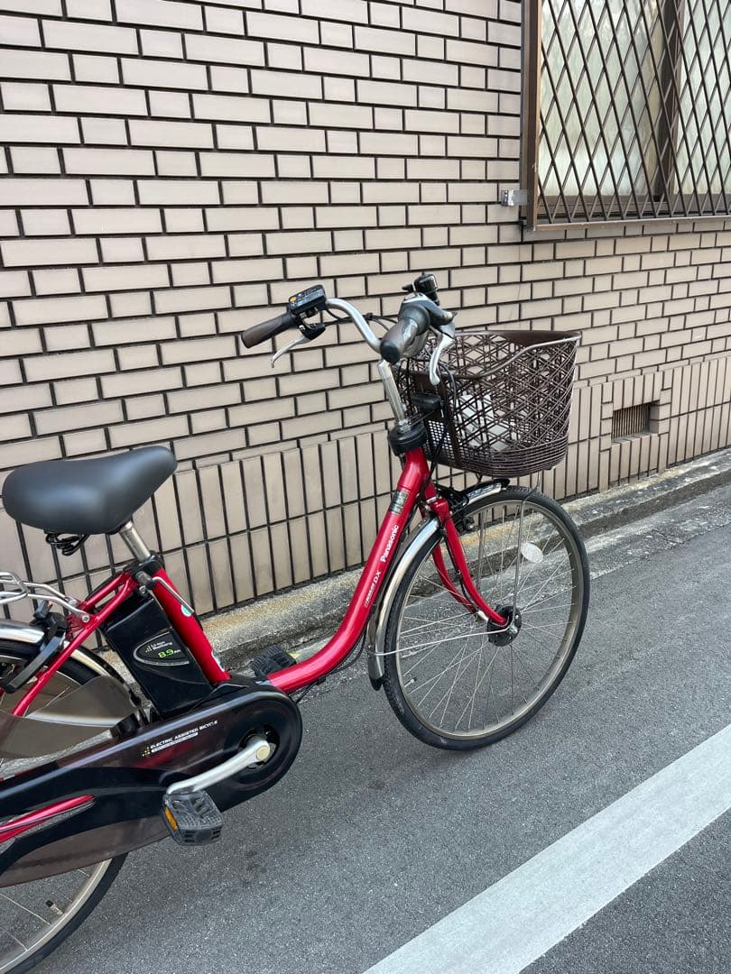 8.9ahパナソニック電動アシスト自転車24インチ