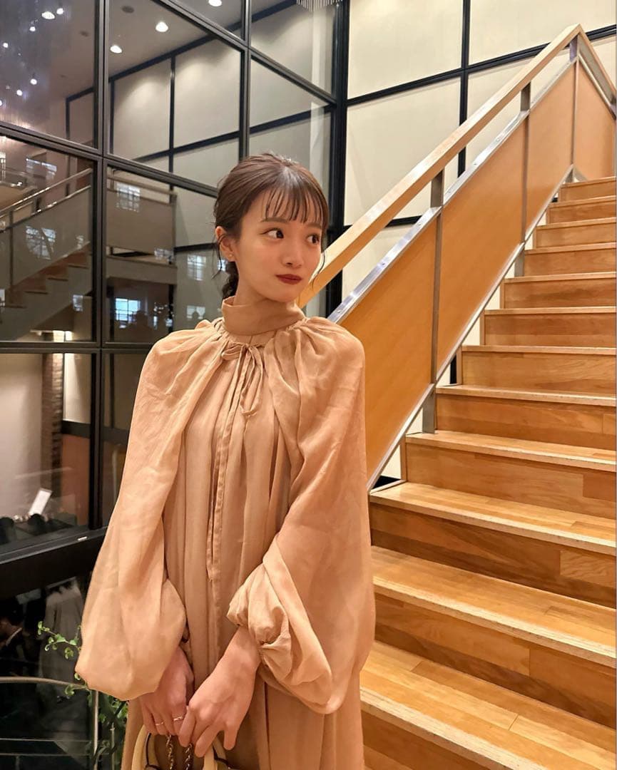PINUE シフォンドレス