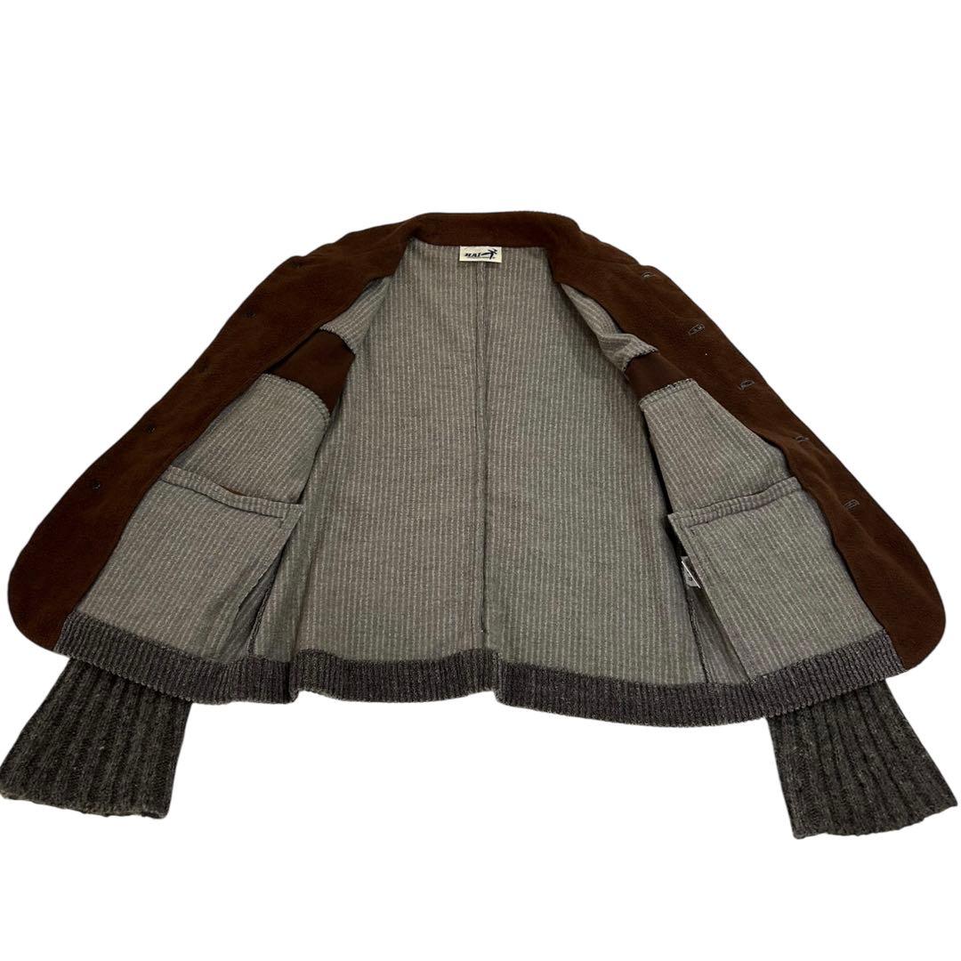 HAI SPORTING GEAR 80s 90s 異素材ドッキングジャケット