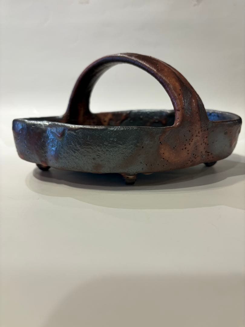 松崎健　手付鉢　未使用品