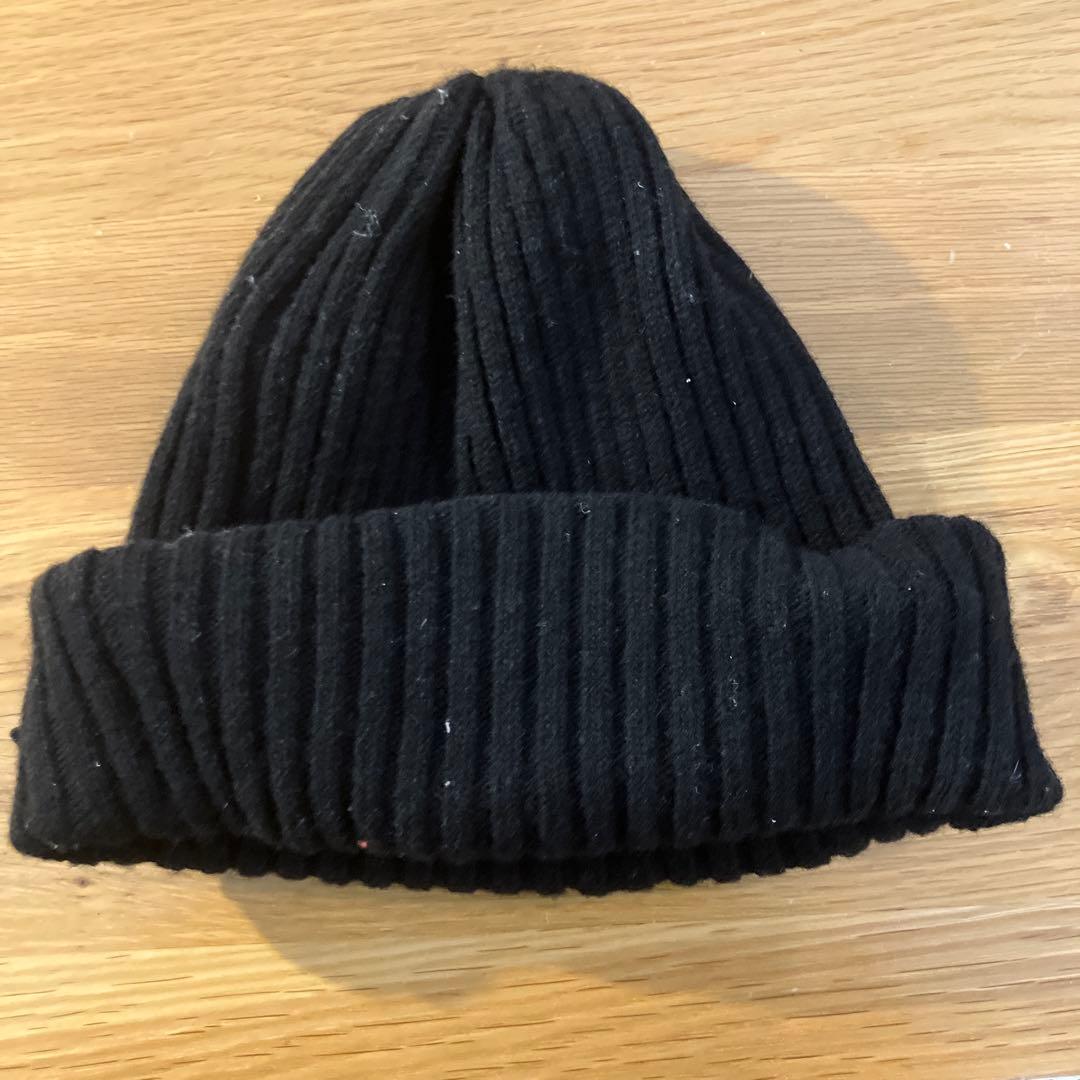 BURBERRY ブラック ニット帽 54-61cm