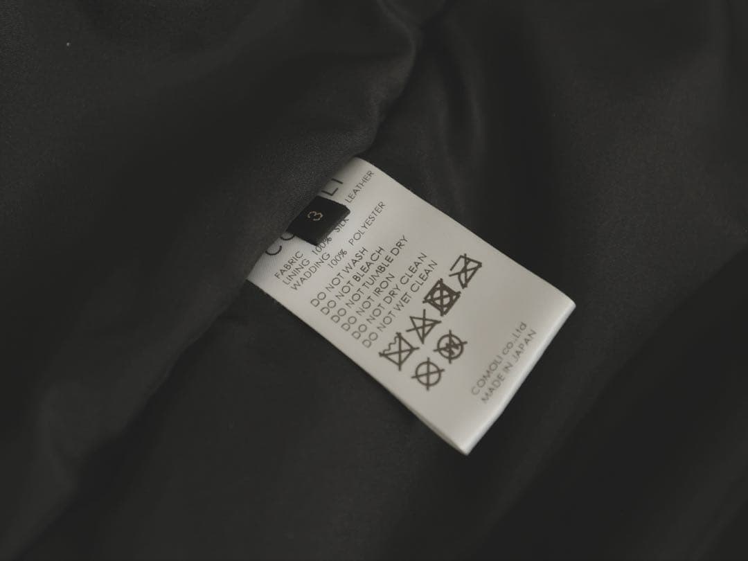 comoli シープスキンパフジャケット 23AW サイズ3