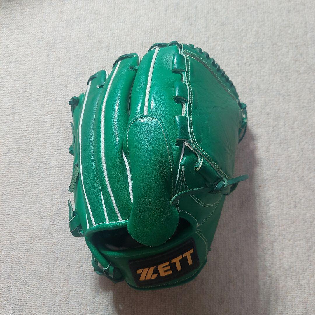 ZETT グローブ グラブ　投手用　グリーン　大幅値引きあり