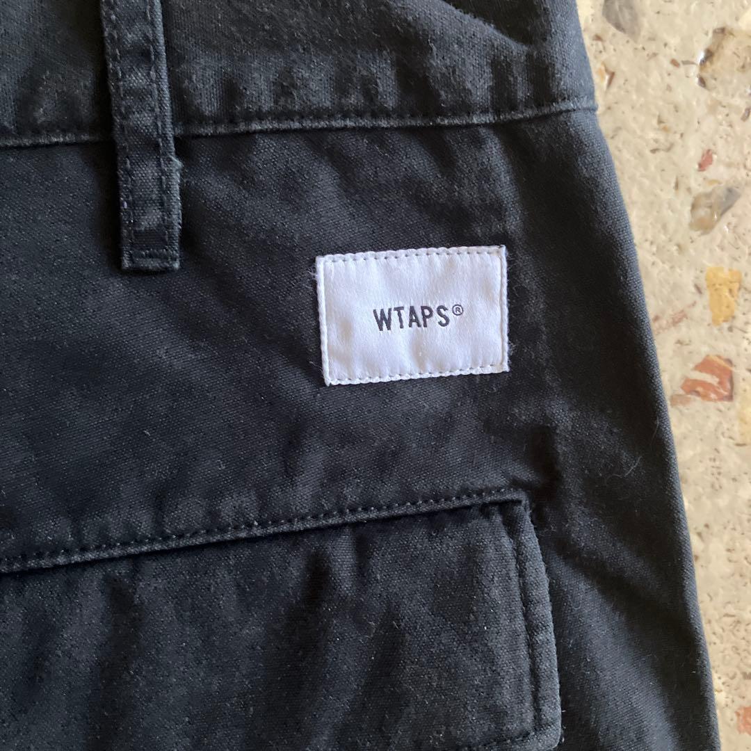 WTAPS ブラック カーゴパンツ 19AW 01 JUNGLE STOCK