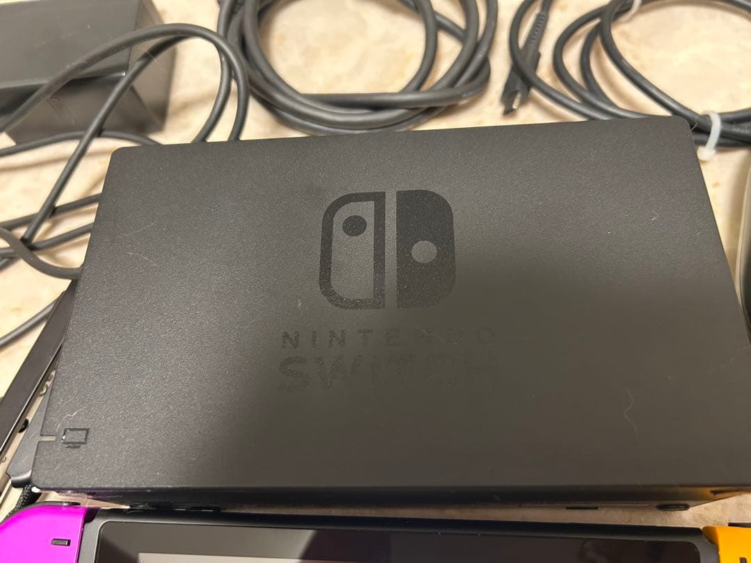 Nintendo Switch 本体 オレンジ/紫 付属品付き　プロコン