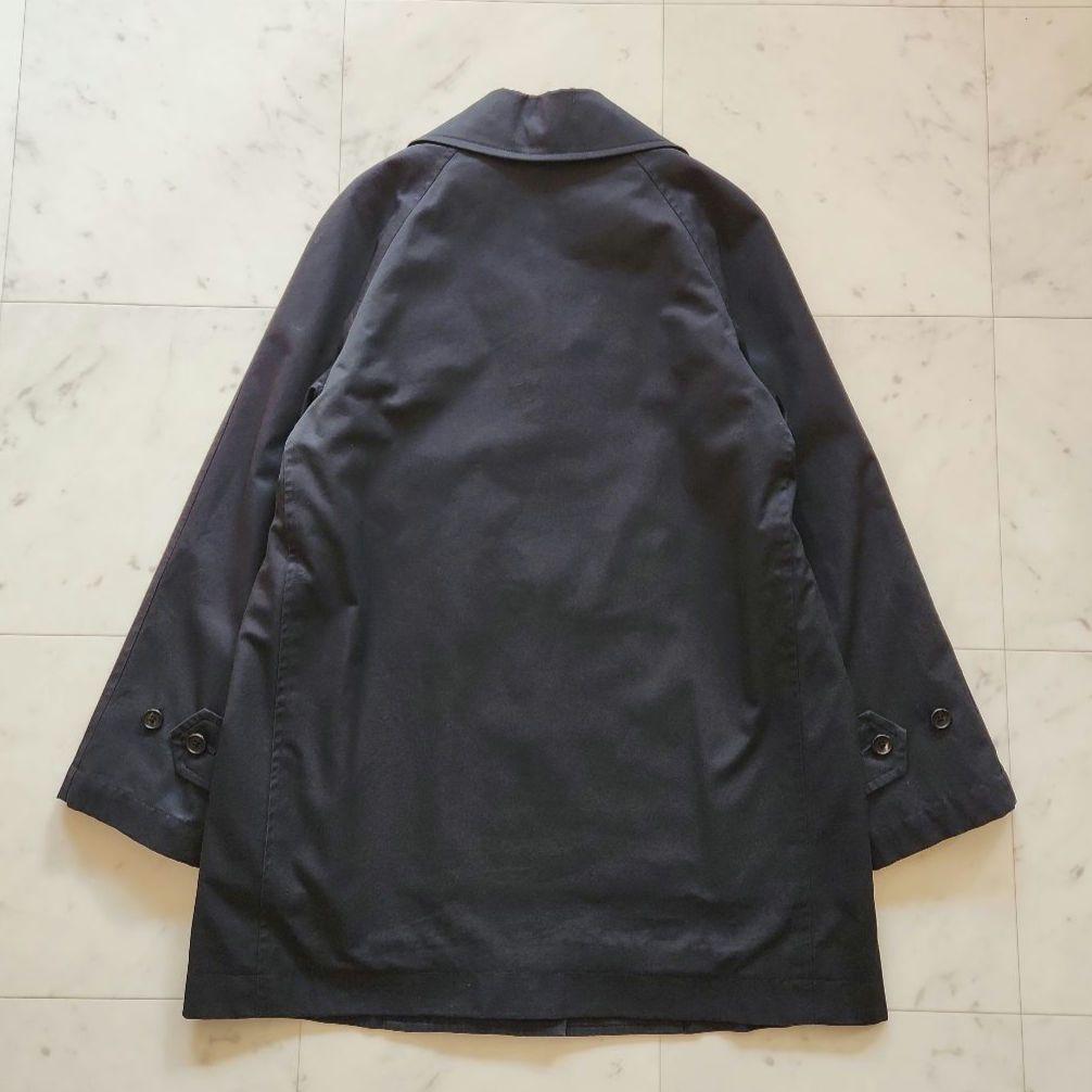 美品 定価7万 マーガレットハウエル コットンギャバジン コート 黒 ライナー付