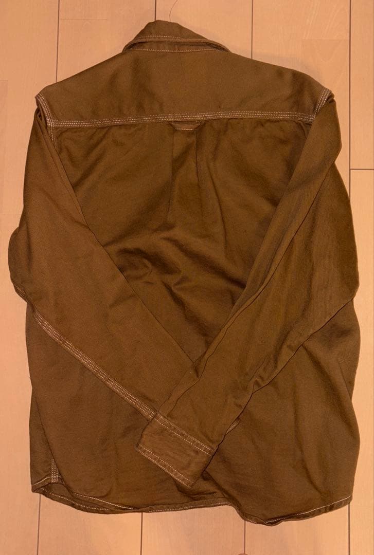 Carhartt ブラウン シャツジャケット