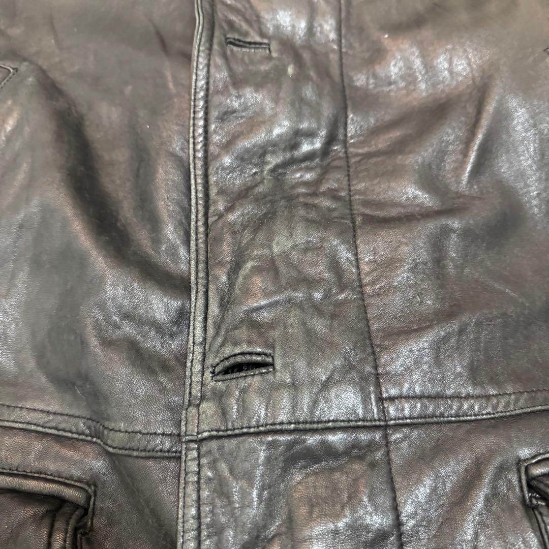 Yves Saint Laurent archive ラムレザージャケットコート