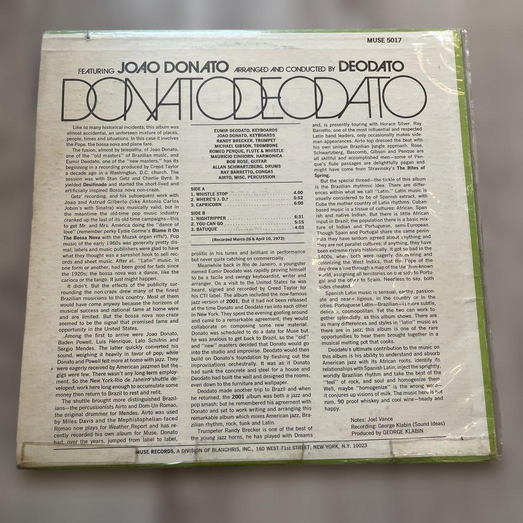 Joao Donato, Deodato – DonatoDeodato LP