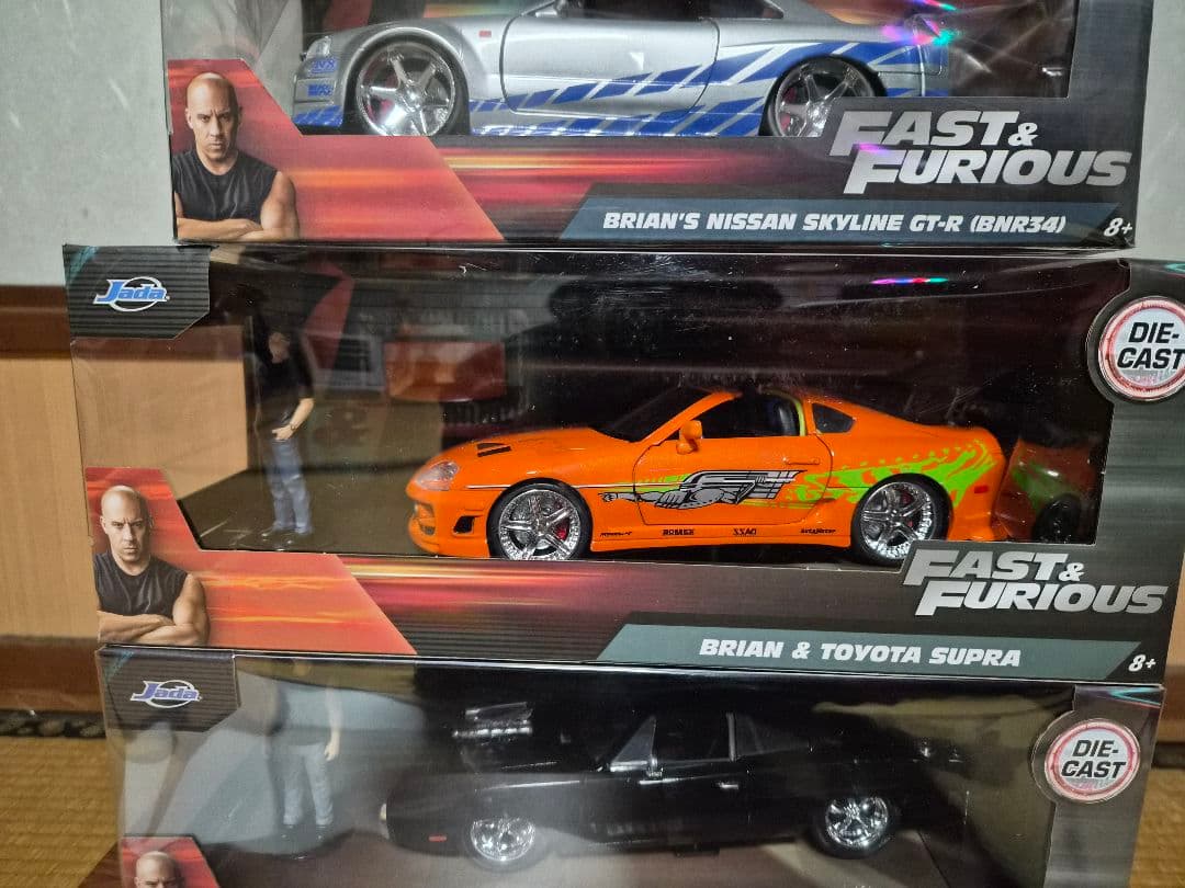 jada toys 1/24 ワイルドスピード 3台セット
