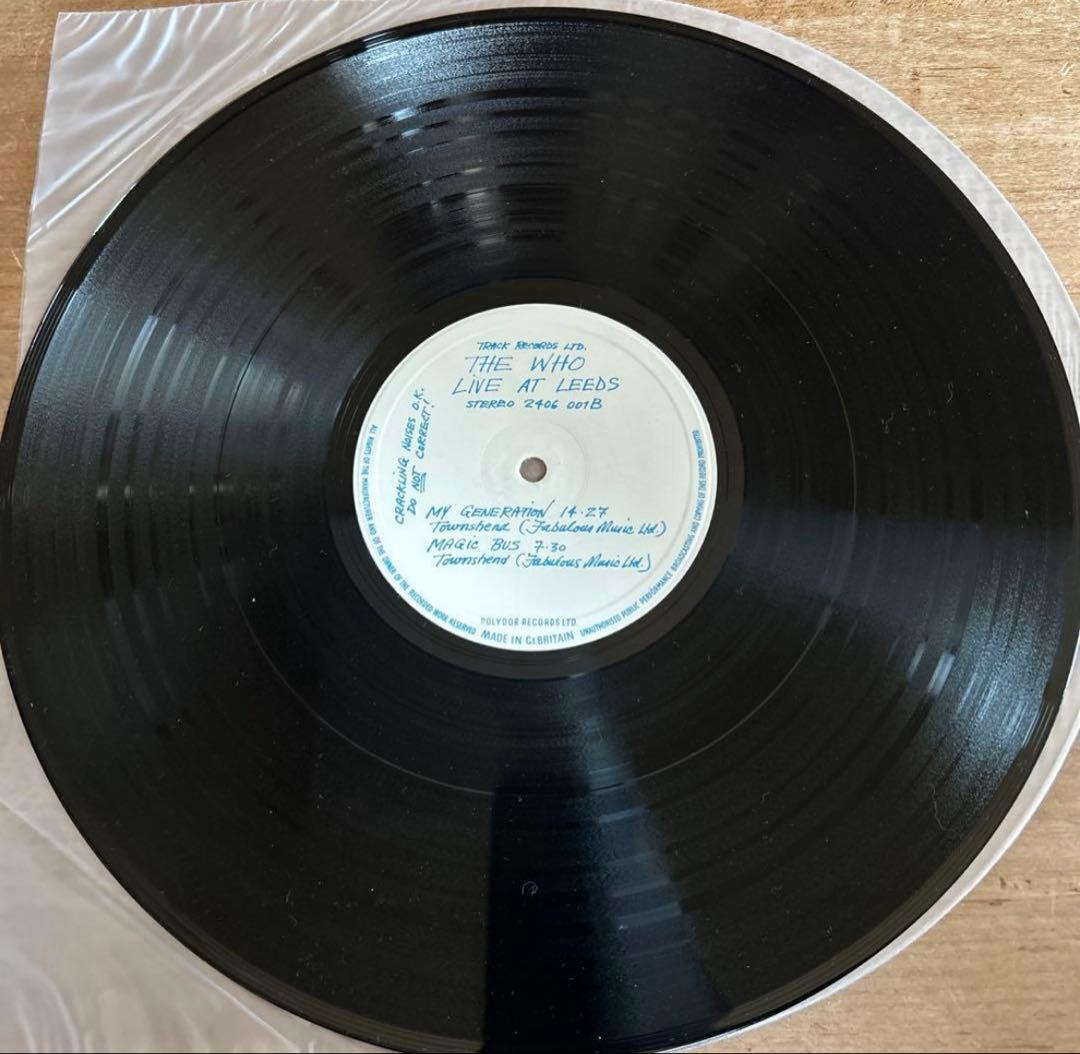 The Who Live at Leeds レコード　ザ　フー