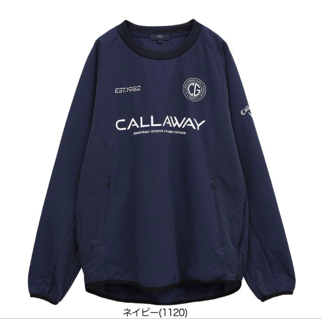 【新品】キャロウェイ／クルーネックブルゾン／ストレッチ／Ｍサイズ