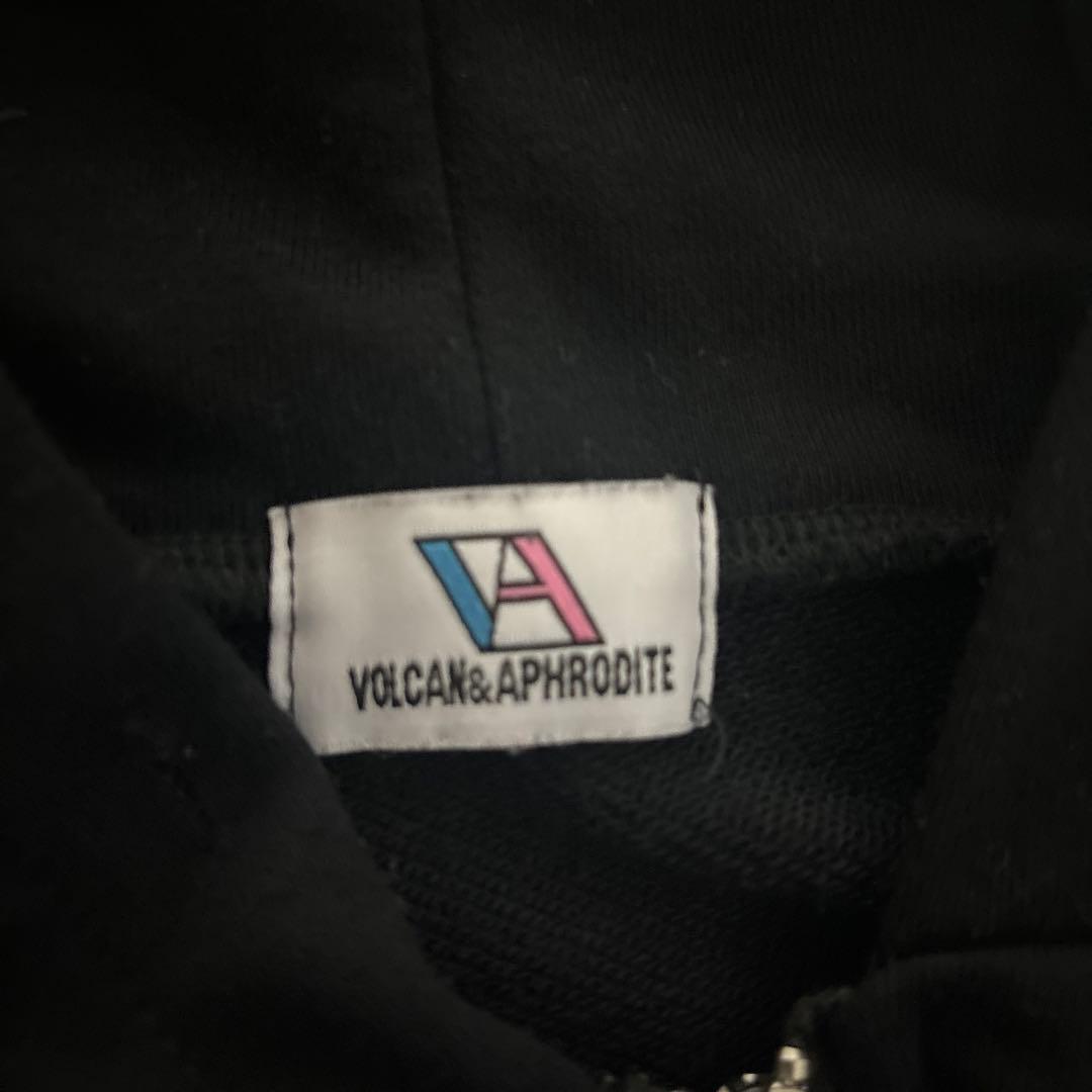 VOLCAN&APHRODITE ネコ耳 PIN×ZIPパーカー　地雷系