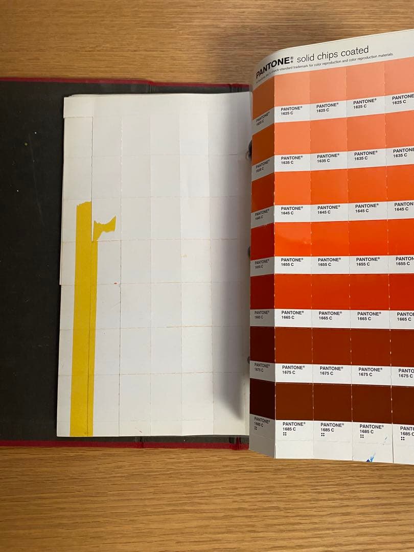 PANTONE solid chips パントーン色見本 2冊セット