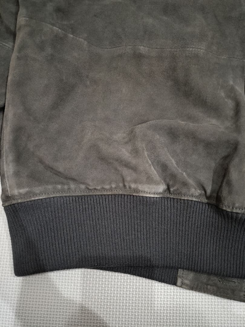ZARA スエード ジャケット ブルゾン XL グレー