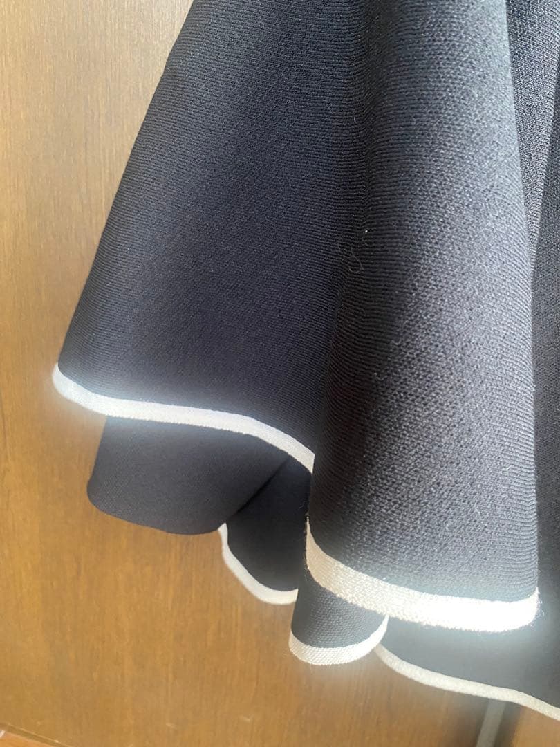 ショール風ニットカーディガン　JENNE