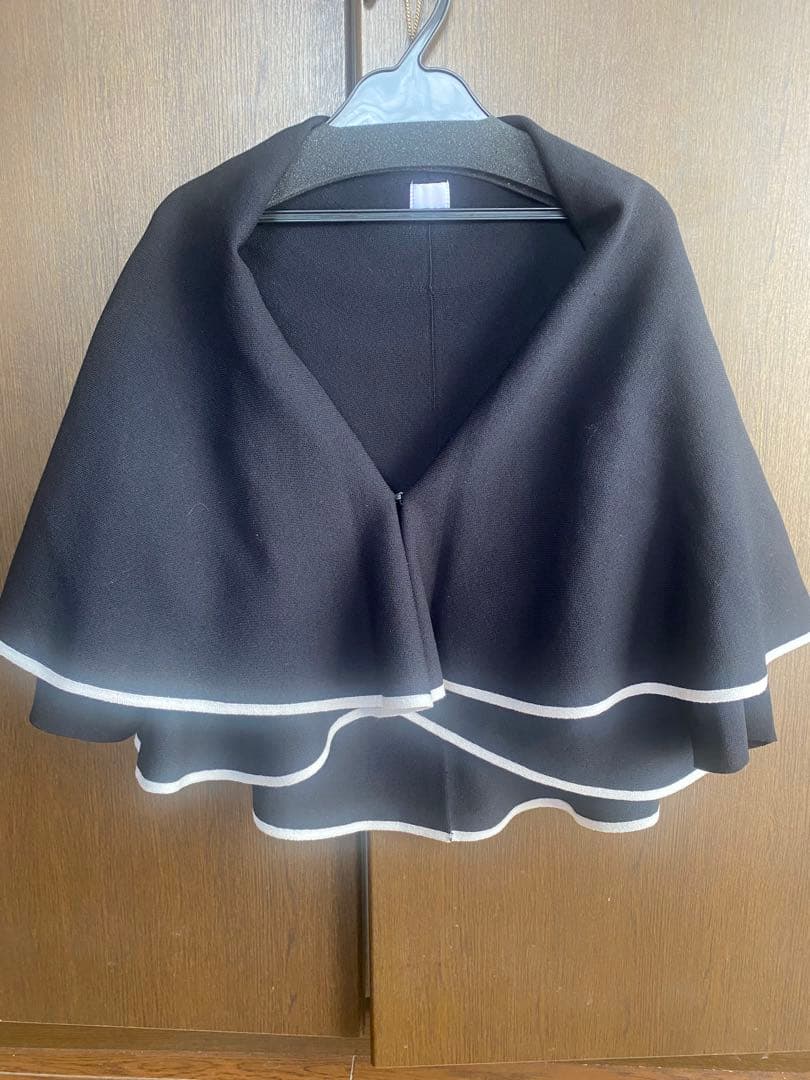 ショール風ニットカーディガン　JENNE