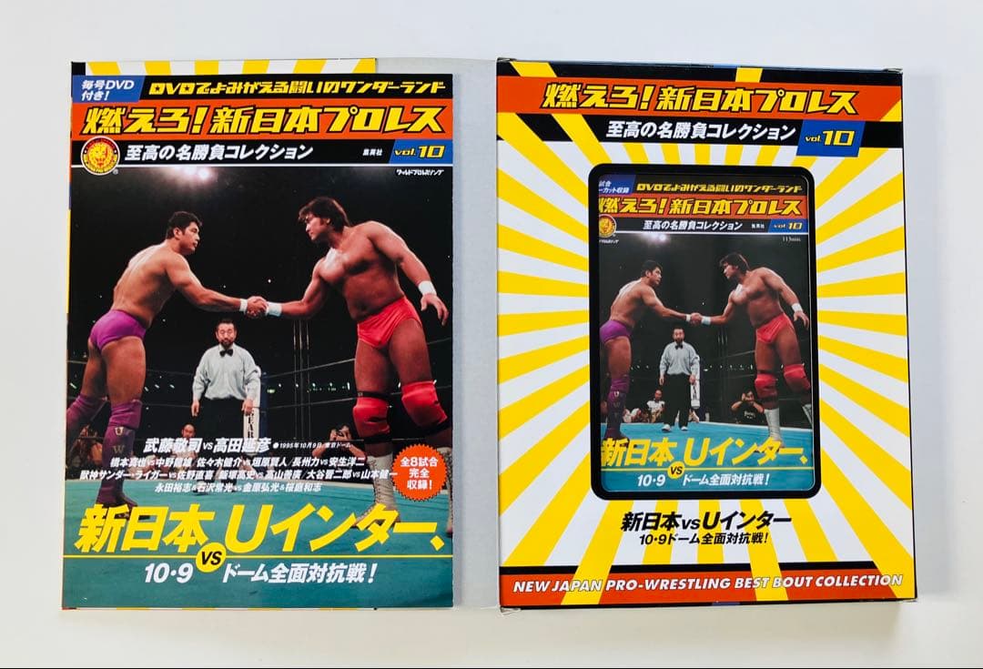 燃えろ！新日本プロレス　新日本 vs Uインター 10.9 カード付き