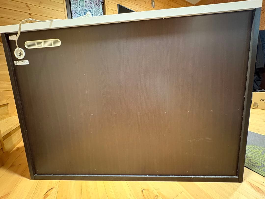 【お値下げ可】 ダークブラウン木製キッチンカウンター