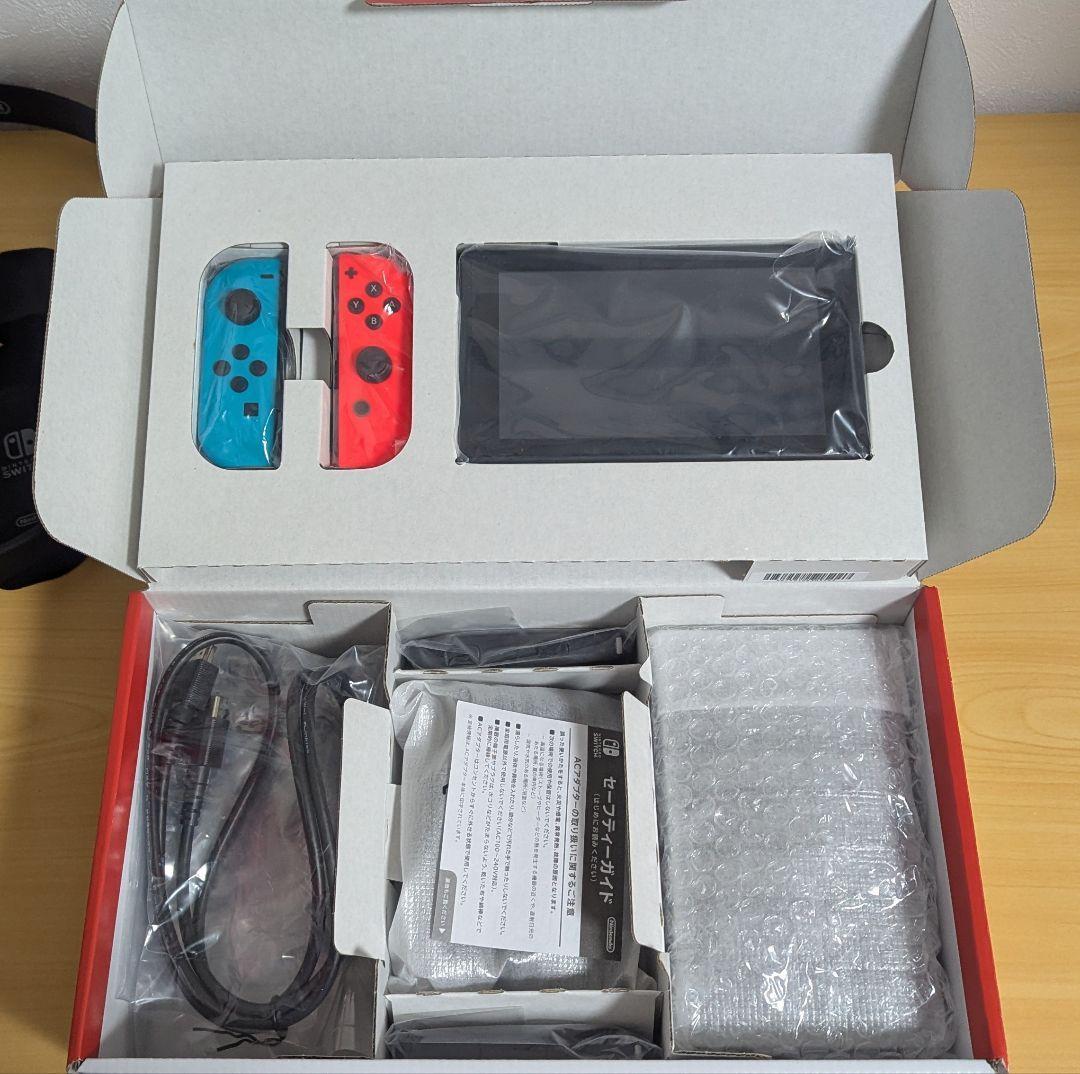 中古Nintendo Switch＋リングコン＋レッグバンドセット ※ソフト無