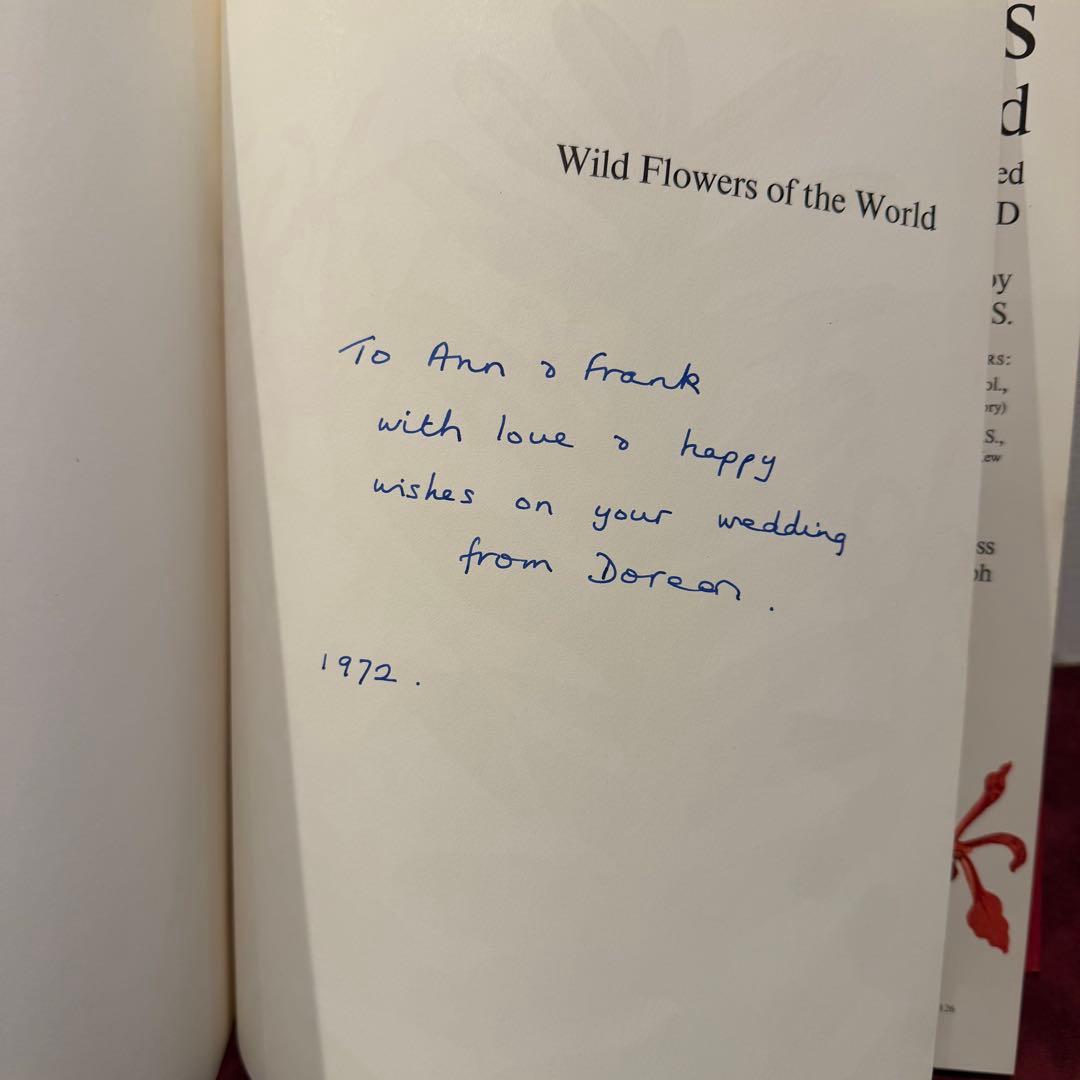 1210B⑩1970年初版植物図鑑　ジャンクジャーナル　ボタンニカル　洋書古書