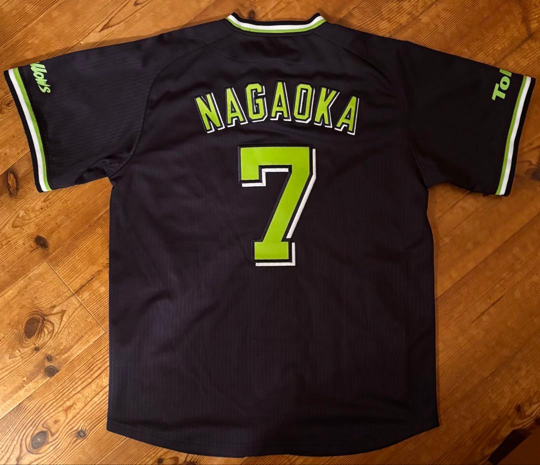 ヤクルトスワローズ　長岡秀樹　ビジターユニフォーム Mサイズ