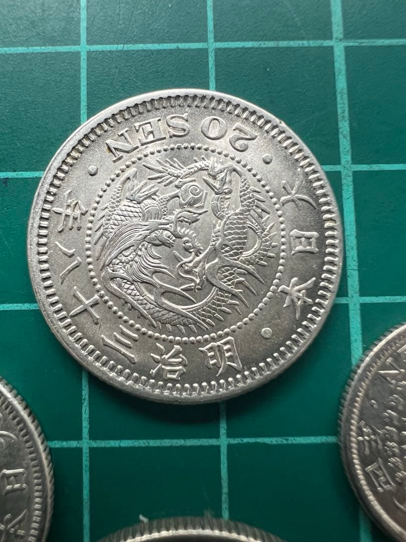 日本銀貨　4枚まとめロット