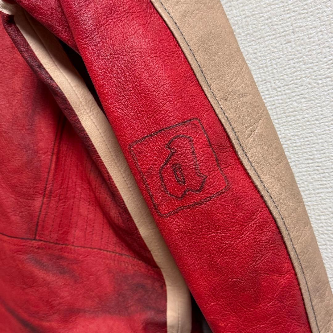 【定価20.6万・未使用】DIESEL 羊革 ラムレザー ジャケット 48 L