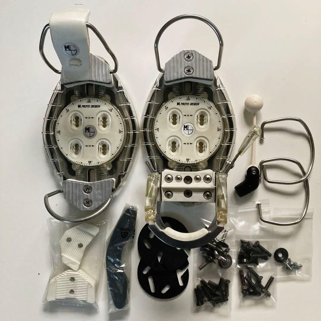 【現品限り】Mプロトデザイン アルペン スノーボード ステップイン バイン