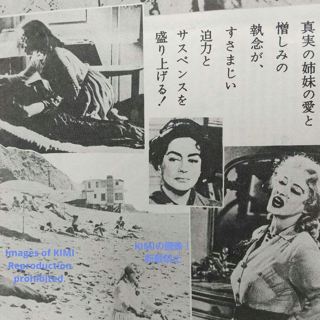 レア 映画パンフ 何がジェーンに起こったか？ What Ever H 1962年