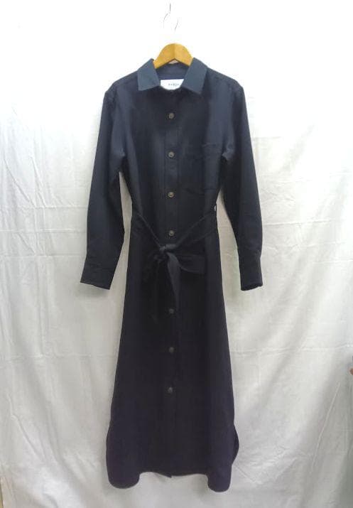 美品 ★SOEJU /ソージュ ◎ソフトオックスシャツワンピース　Sサイズ