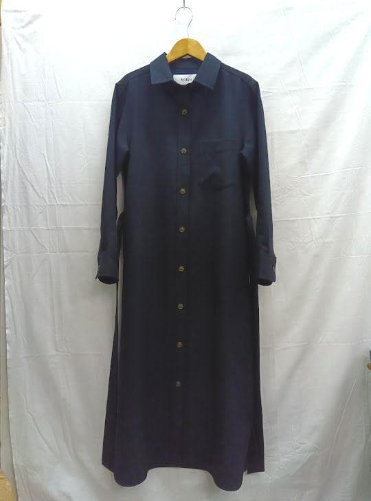 美品 ★SOEJU /ソージュ ◎ソフトオックスシャツワンピース　Sサイズ