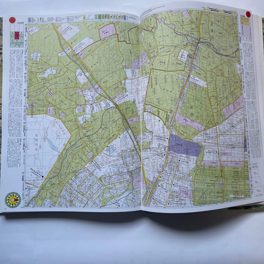 復元.江戸情報地図　1:6500 1994年初版　朝日新聞社　定価15000円