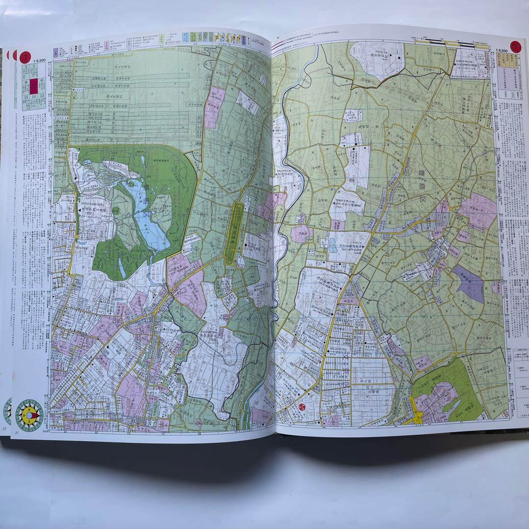 復元.江戸情報地図　1:6500 1994年初版　朝日新聞社　定価15000円