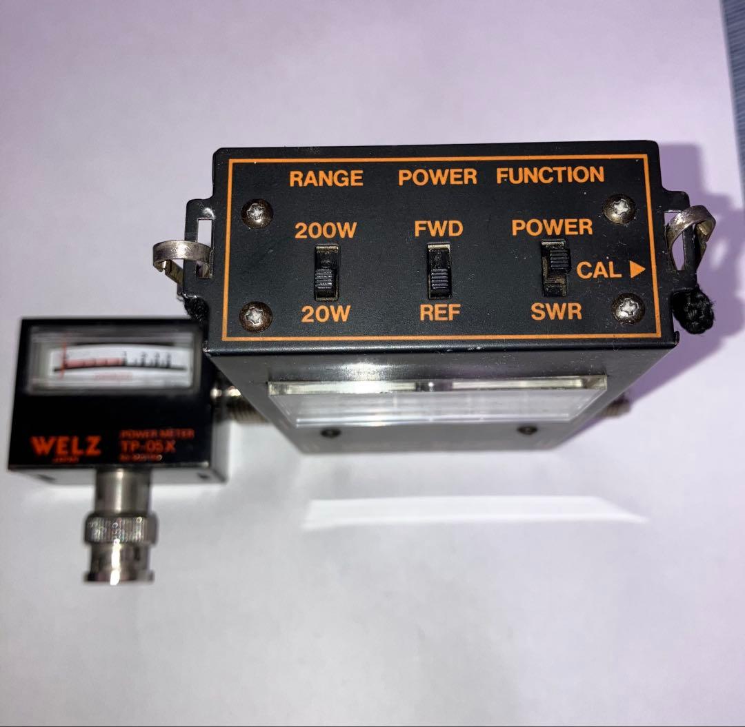 WELZ SP-10X 200W と ハンディ機用 TP-05X POWER 計