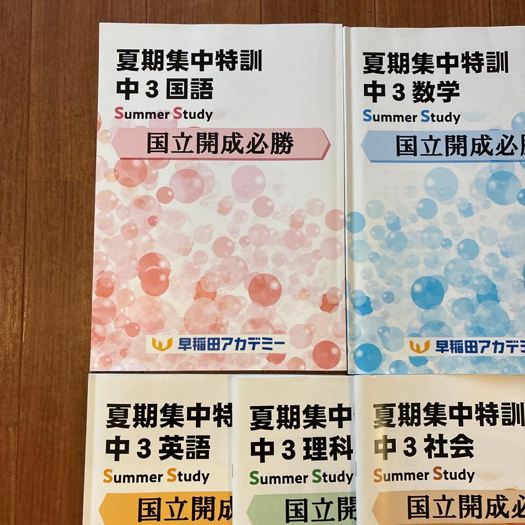 夏期集中特訓中3 国立開成必勝