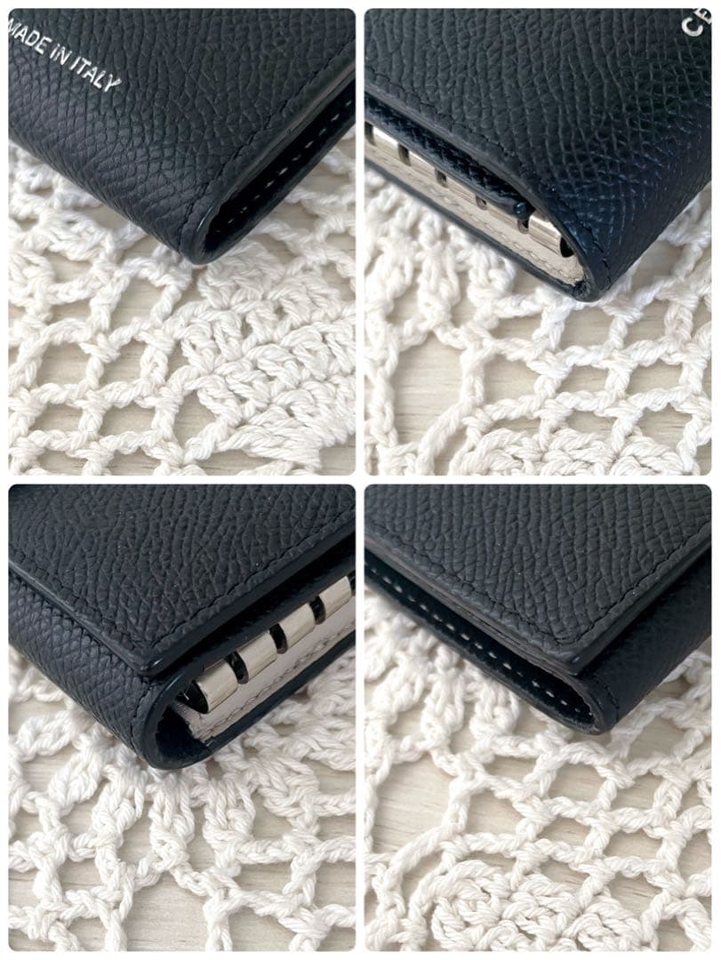 美品　CELINE セリーヌ　6連キーケース　ブラック