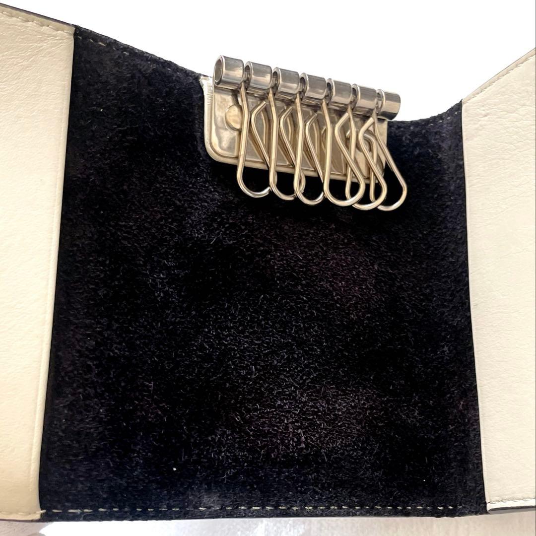 美品　CELINE セリーヌ　6連キーケース　ブラック