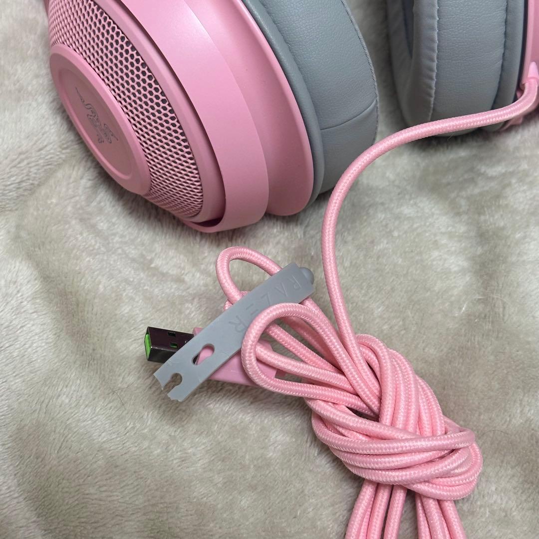 ヘッドホン Razer Kraken Kitty Quartz Pink RZ04