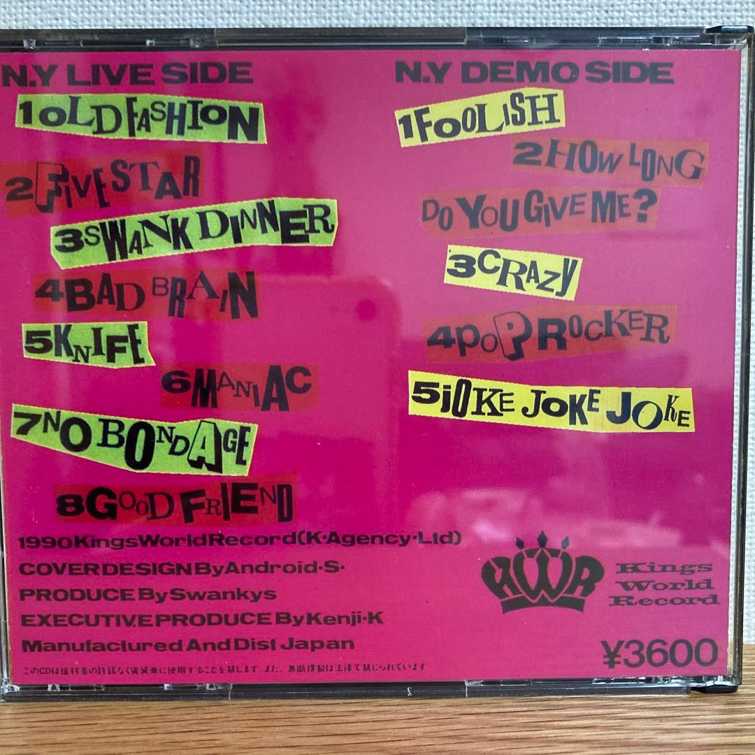 【廃盤】THE SWANKYS LIVE & DEMO 2CD