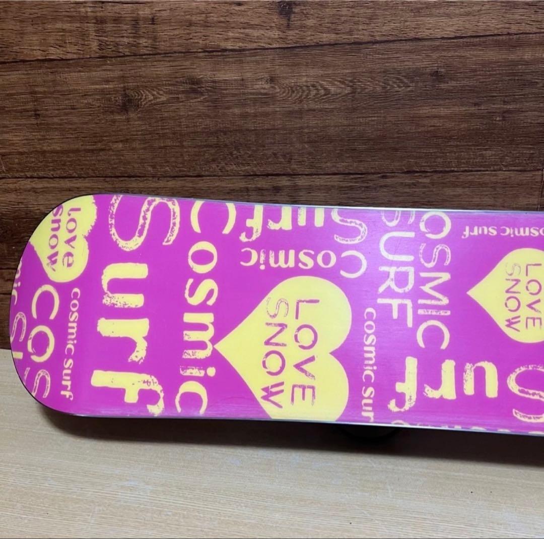COSMIC SURF　初心者オススメ　レディース　スノーボード4点　143cm