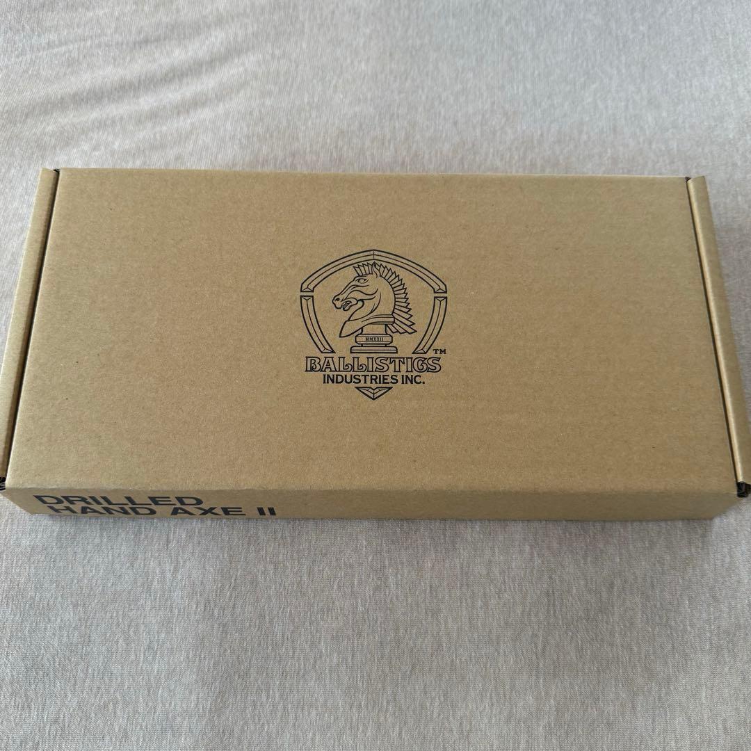 新品 BALLISTICS ドリルド ハンド アックス ウォールナット ブラック