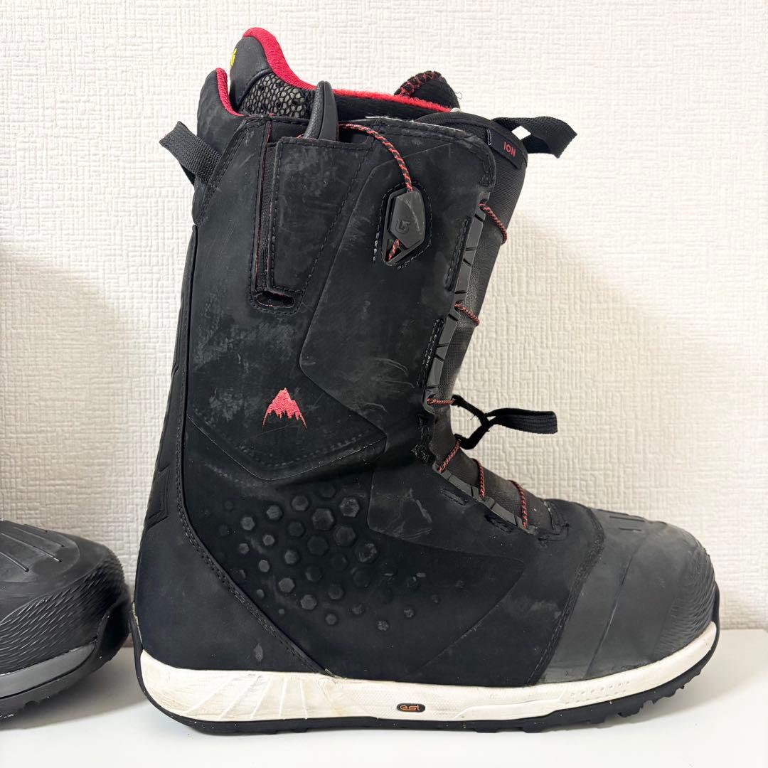 BURTON ION スノーボードブーツ ブラック/レッド 27cm
