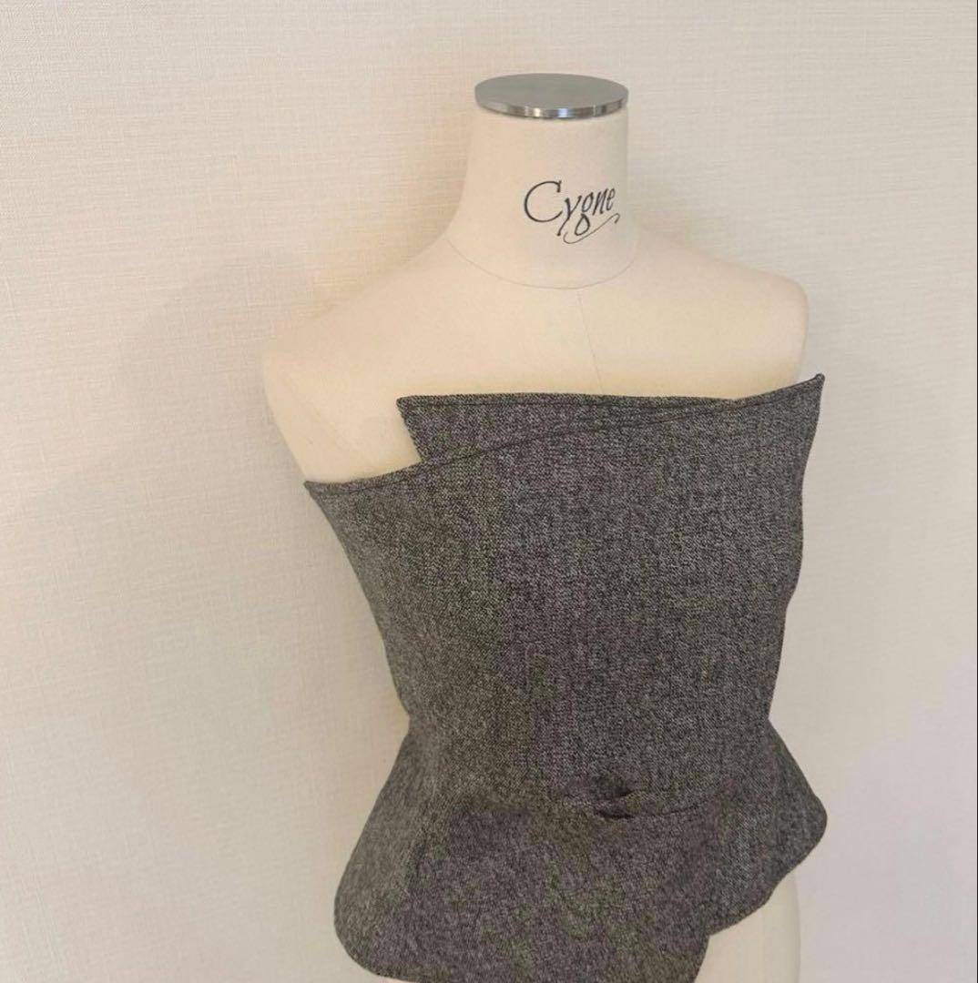 シーニュ cygne ビスチェ Marc　ネップツイード　サイズ1